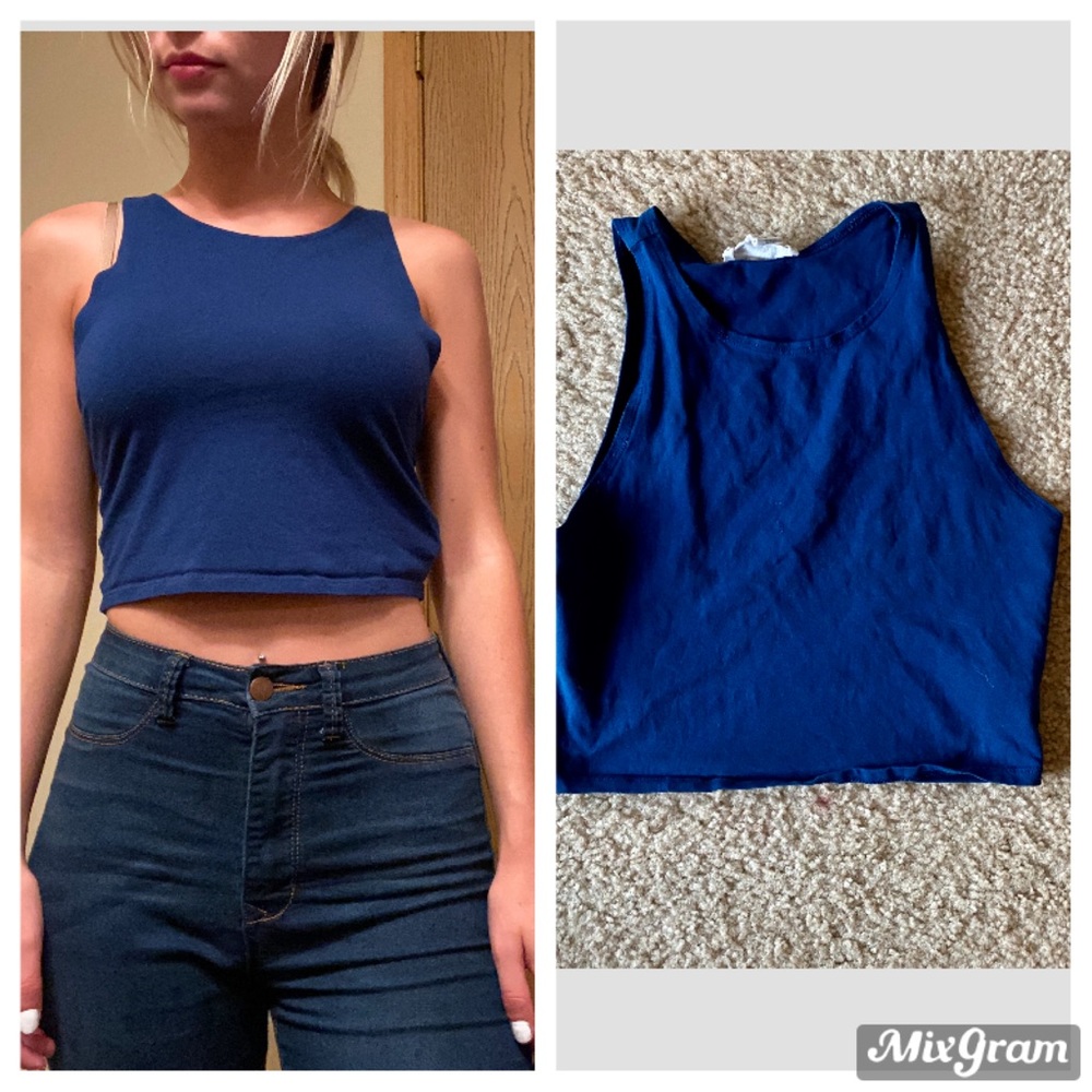 Blue tank